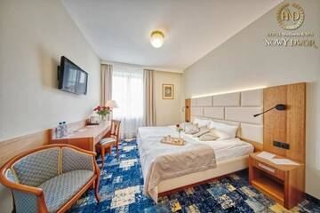 Фото номера Номер с кроватью размера «queen-size» Отель Hotel Wellness &amp; Spa Nowy Dwór г. Жешув 4
