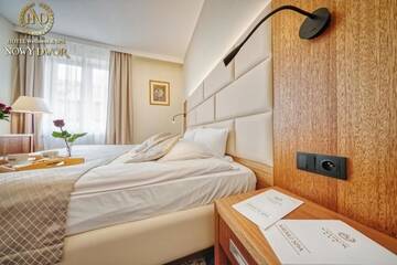Фото номера Номер с кроватью размера «queen-size» Отель Hotel Wellness &amp; Spa Nowy Dwór г. Жешув 2