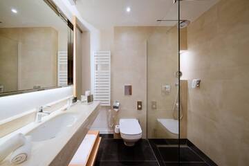 Фото номера Номер Делюкс с кроватью размера «king-size» Отель B&amp;B HOTEL RZESZÓW CENTRUM г. Жешув 4