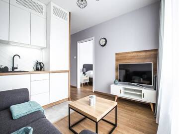 Фото номера Апартаменты-полулюкс с балконом Апартаменты EmiHouse Apartamenty г. Жешув 4