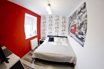 Фото номера Номер с кроватью размера «king-size» Апартаменты Park Apartament г. Жешув 5