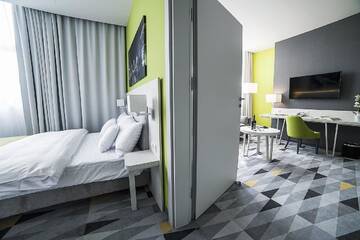 Фото номера Апартаменты Отель Hotel Metropolitan г. Жешув 4
